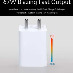 EliteGadgets 67 W SuperVOOC 5 A Wall Charger for Mobile with Detachable Cable image 2