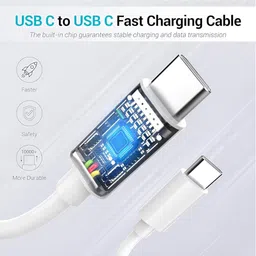 FAZYR USB Type C Cable 1 m 30W USB-C Type C to Fast Charging Data Cable image 2