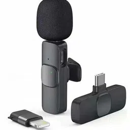 4uonly K8 MIC Wireless with USB Type-C Lightning Connector (Black)kop2 Microphone image 3