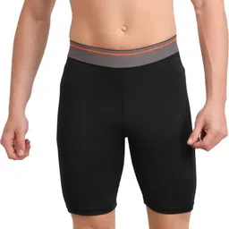 ninq Self Design Men Black Tights image 5