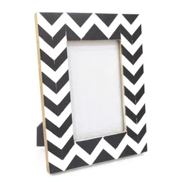 house of sajja Wooden In Black Colour 4 X 6 Inch Photo Frame image 3