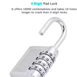 sse combination padlock Zinc Alloy Polished Smart Lock image 5