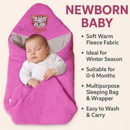 jukono Baby-Sleeping-Bag-Pink- Sleeping Bag image 3