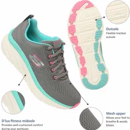 skechers D'LUX WALKER-FRESH FINESSE Sneakers For Women image 3