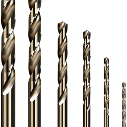 as tool center 6pcs Combination Drill and Tap Bit Set(M3-M10) HSS 1/4" Hex Shank image 3