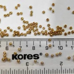 the unique Priso Seed Beads Embroidery Dull Gold Colour for Maggam/Aari Work Hand Embroidery image 4