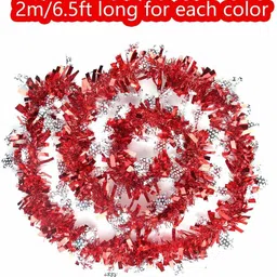 mg trading New_Plastic Hanging Decorations Hanging Ornaments Pack of 6 image 3