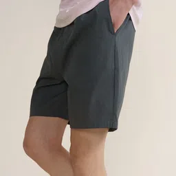 damensch Solid Men Gold Casual Shorts image 5