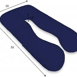 ag pro comfort Polyester Fibre Pregnancy Pillow Pack of 1 Solid image 3