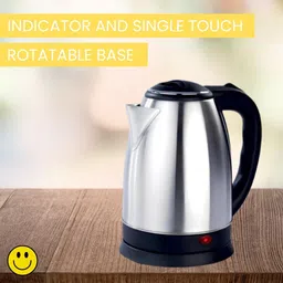 sacro Electric Kettle with Stainless Steel Body 1.5 litre for boiling Water/coffeeF300 Electric Kettle-picture-11