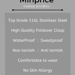 minprice Waterproof Pure Stainless Steel 6mm Patti Stylish Neck Chain Stainless Steel Chain image 5