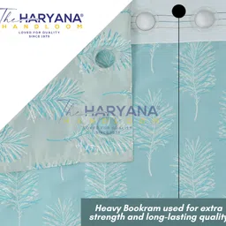 thh 213.36 cm (7 ft) Door Jacquard Room Darkening Curtain (Pack Of 2) image 2