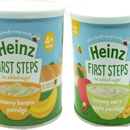 heinz Creamy Banana Porridge + Creamy Oat & Apple Porridge (Pack of 2) Cereal-picture-23