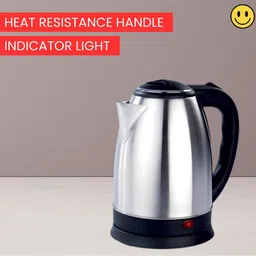 yaroh Electric Kettle With Stainless Steel Body 2 Litre for Boiling Water & coffeeI366 Electric Kettle-picture-19