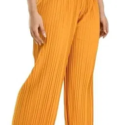 lomidze Women Regular Fit Multicolor Cotton Blend Trousers image 2