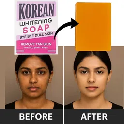 vitracos Korean Kojic Whitening Soap – Face & Body Glow Bar for Even Skin Tone image 2