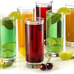 red-rubby (Pack of 6) Round Shape plasa Glass Set Water/Juice Glass-picture-10