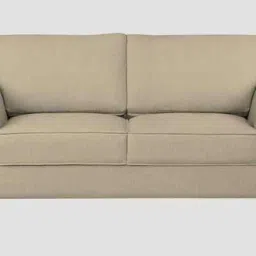 febonic Rana Fabric 2 Seater Sofa in Cotton Beigen Color image 4