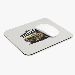InkFusion Ford Mustang Car Printed Mousepad with Smooth Mouse Control Non Slip Base Mousepad image 2