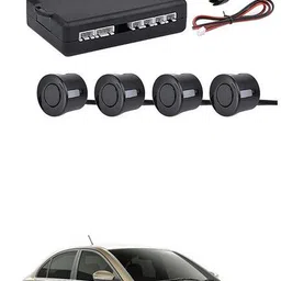 prtek CAR PARKING SENSORS ASSISTANT FOR Zest Car Reverse Parking Sensors Assistant BLACK_231 Parking Sensor image 1