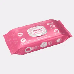 Baby Wipes 72 Sheets Per Pack of 1/with Lid (72 Wipes)-image-0