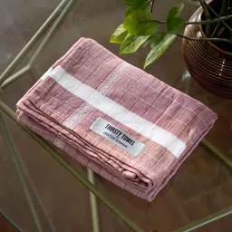 thirsty towel Red Cotton Solid 150 Gsm Bath Towel (1 Pc) image 1