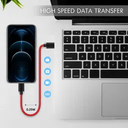 twance USB Type C Cable 3.1 A 0.25 m PVC TC23R image 3