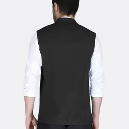 rocksy Men Solid Nehru Jacket image 2