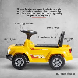 baybee Road Speedy Baby Rideon Jeep Toys for Kids Push Car with Music & Light 1-4 Years Rideons & Wagons Non Battery Operated Ride On image 3