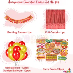 wobbox Annaprashan Props, Annaprashan Banner, Annaprashan Decoration Items(55) Photo Booth Board image 2