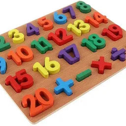 kaarpaagaa inc Wooden 123 Numbers Puzzle, Wooden Counting Numbers (0 to 9) Educational Toy-picture-22