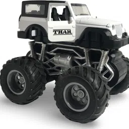 crezor toys Monster Thar Metal Jeep Toy for Kids with Lights & Music image 4