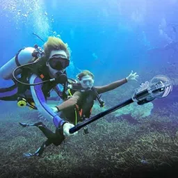 housemate Invisible Monopod Stick Compatible For Insta360 1X 1R, Hero 9/8/7/6, SJCAM, YI Monopod image 5