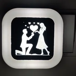 super ajanta SNL - 62 ROMENTIC COUPLE Night Lamp image 1