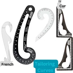 qroof Tailoring Stitching Scale Kit , French Curve, Measuring Kit image 3