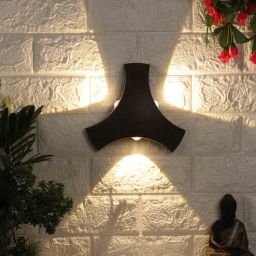 eliante by jainsons lights Loren Grey Metal Outdoor Wall Light-picture-27