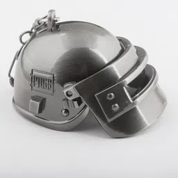 ab posters PUBG HELMET SILVER Key Chain-picture-14