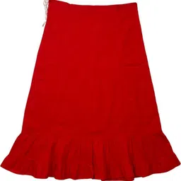 Belizzi Paridhan Red & Dark Sangria Combo Pure Cotton Petticoat image 2