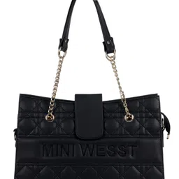 miniwesst Women Black Tote image 5