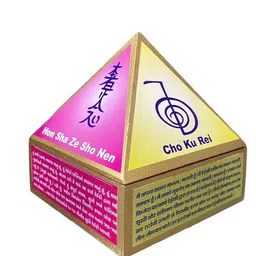 uniquescrystal Cho Ku Rei Pyramid Reiki Symbol Wooden Wish Box, Crystal Brid Box {4 inch} Decorative Showpiece - 10.16 cm-picture-22