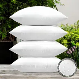 eirini LUXURY Polyester Fibre Solid Sleeping Pillow Pack of 2 image 3