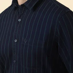 allen solly Men Regular Fit Striped Casual Shirt image 5