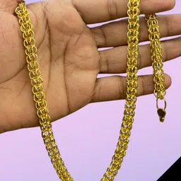 rkb sales 1gm gold plated High Quality Indian Polished chain men Gold-plated Plated Alloy Chain-picture-29