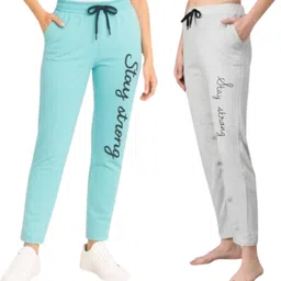 k4ss Pack of 2 Fancy Stylish Printed Combo Pack Of 3 Pyjama | Trouser | Lower for woman | Girl Women Pyjama image 1