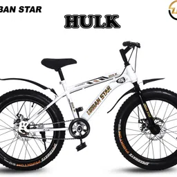 urban star HULK | 20T BMX | DOUBLE DISC | FAT TYRES | Premium Quality | Semi Assembled | 20 T (inch) Fat Tyre Cycle image 2