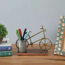 toughcrafts Golden Cycle metal table decor image 1