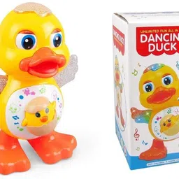 tru toys Dancing Duck with Light Music Sound, Realistic Moving Eyes Lips Pet Duck for Kid image 3