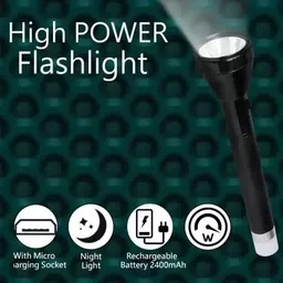 zeno volt 5 Modes Bright Cree Led Torch Light Water Resistant High Power Focus Torch image 3