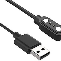 HexaGear Magnetic Charging Cable 0.6 m Plus with1.83" 2.5D Curved Glass,SPO2, Heart Rate tracking, Touchscreen Smartwatch image 1