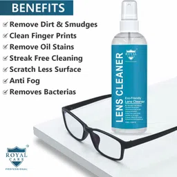 ROYAL CARE PROFESSIONAL Lens Cleaner 100 Ml and 100 Ml , 1 Cloth , 1 Screwdriver for Computers image 2